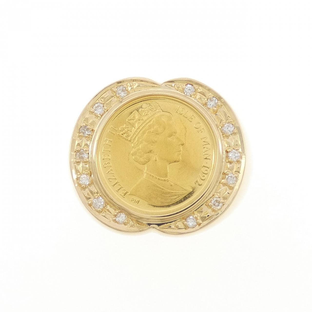 K18YG ダイヤモンド リング 0.14CT