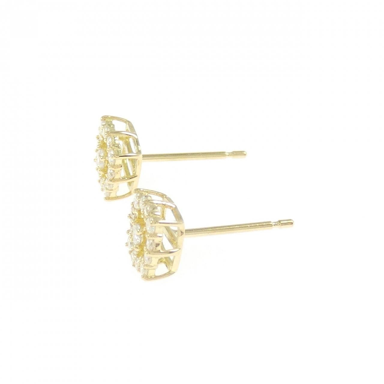 【リメイク】K18YG ダイヤモンド ピアス 0.20CT