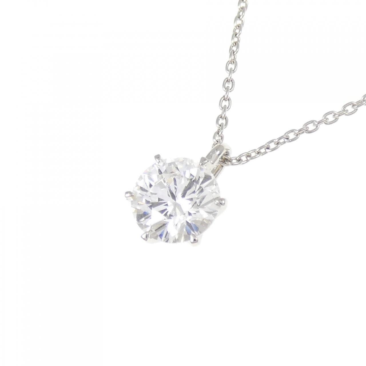 【リメイク】PT900/PT850 ダイヤモンド ネックレス 1.046CT D VS2 EXT