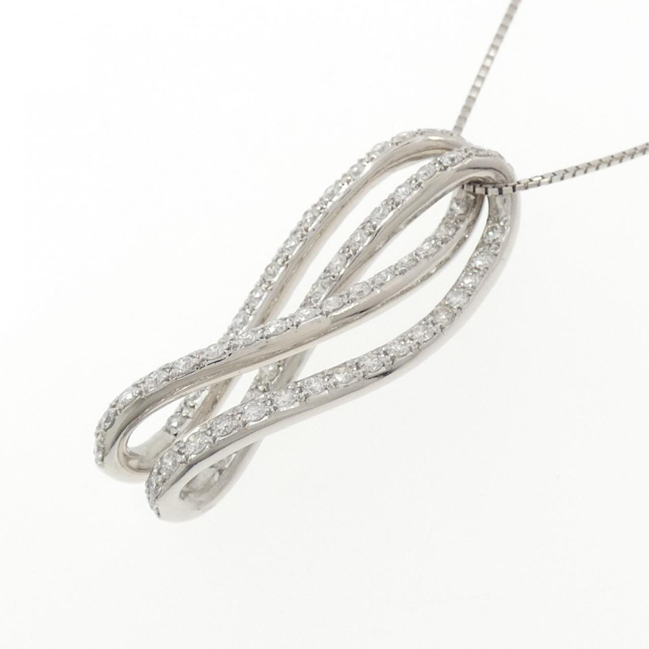 PT900/PT850 ダイヤモンド ネックレス 1.04CT