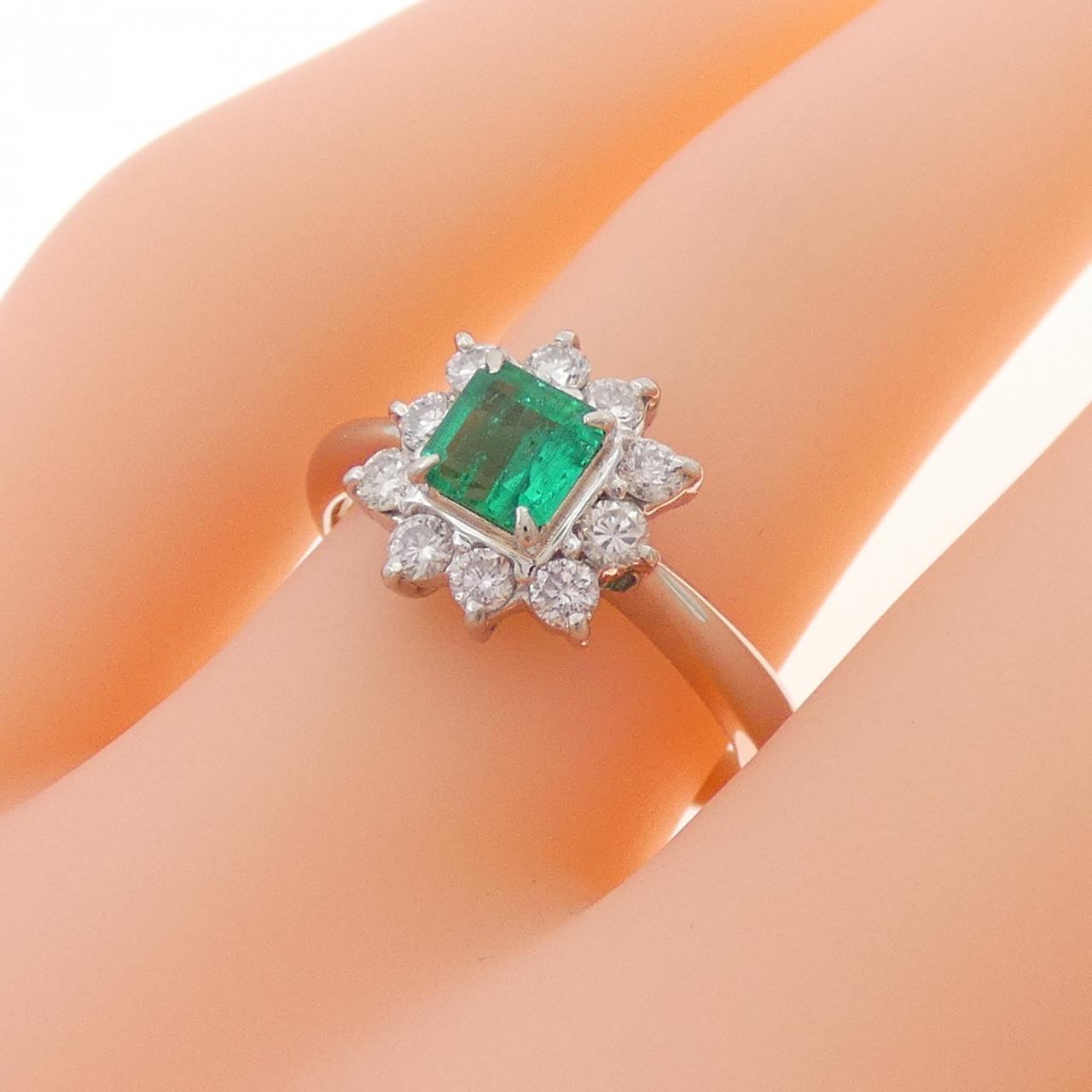 PT900 エメラルド リング 0.39CT