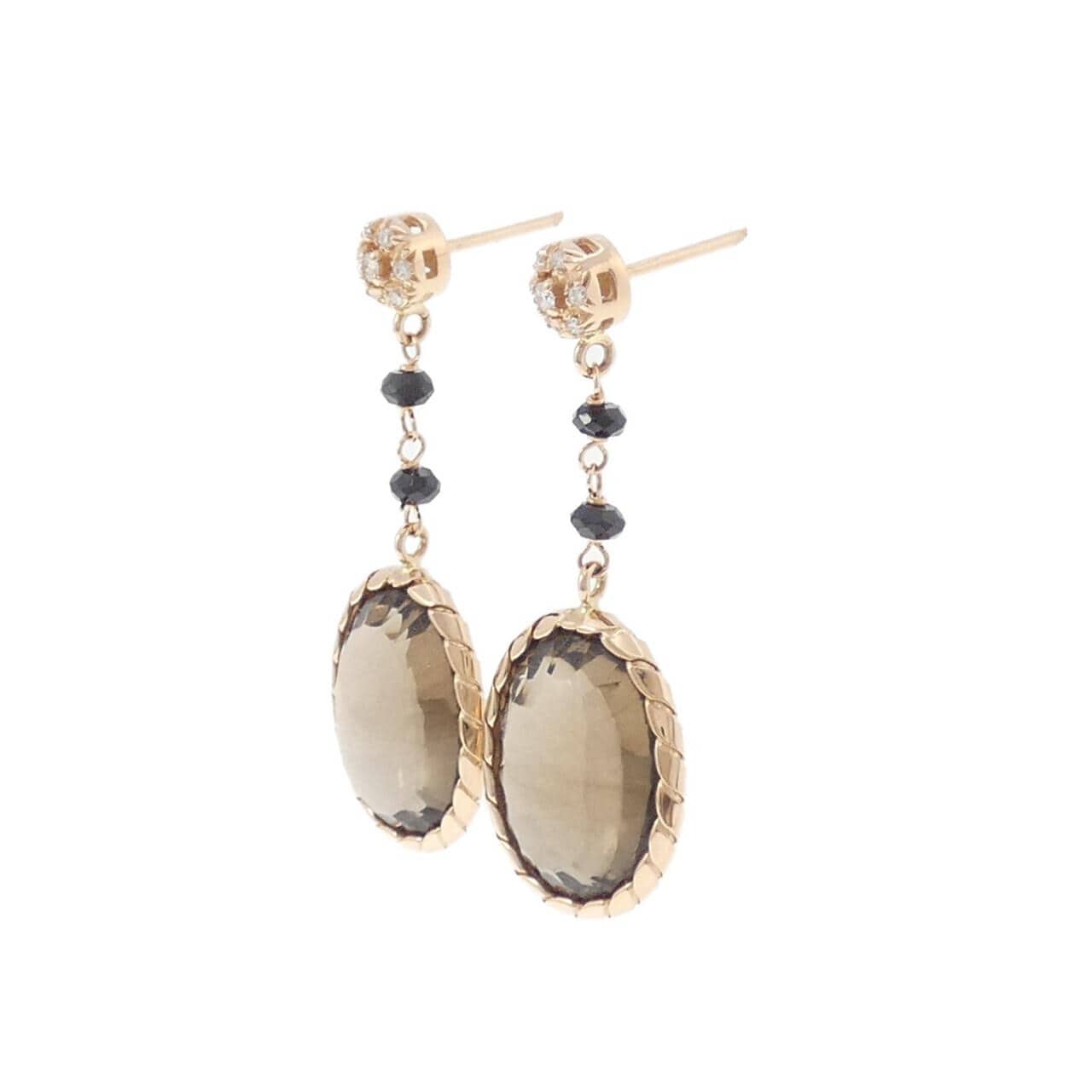 750PG/K18PG カラーストーン ピアス