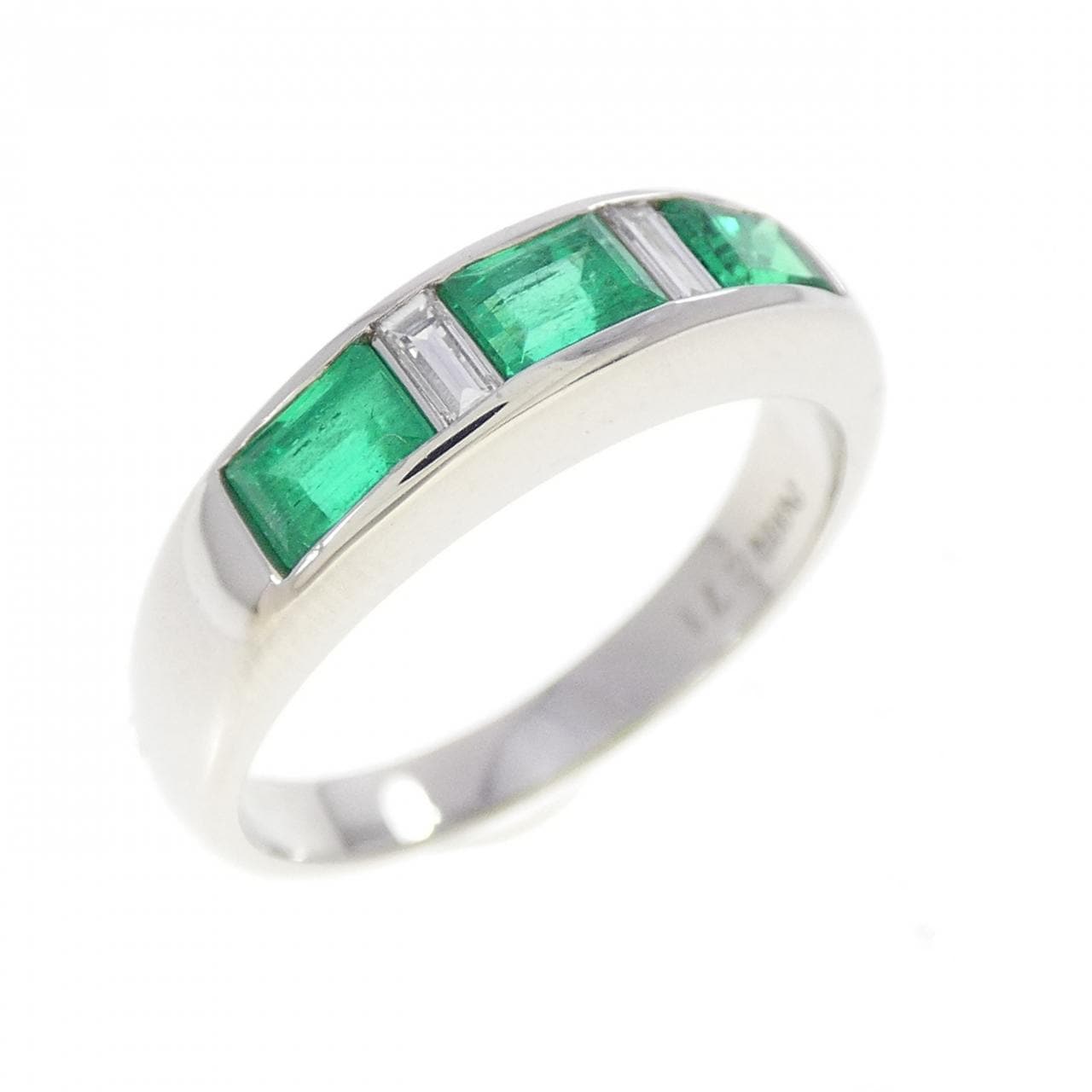 PT900 エメラルド リング 0.71CT