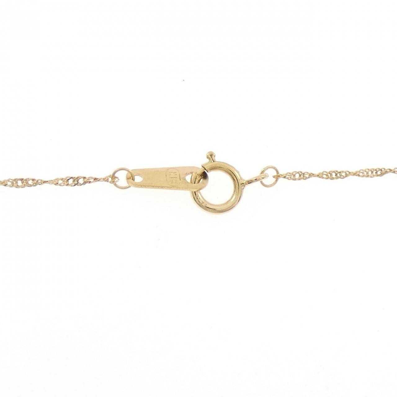 K18YG ダイヤモンド ネックレス 0.05CT