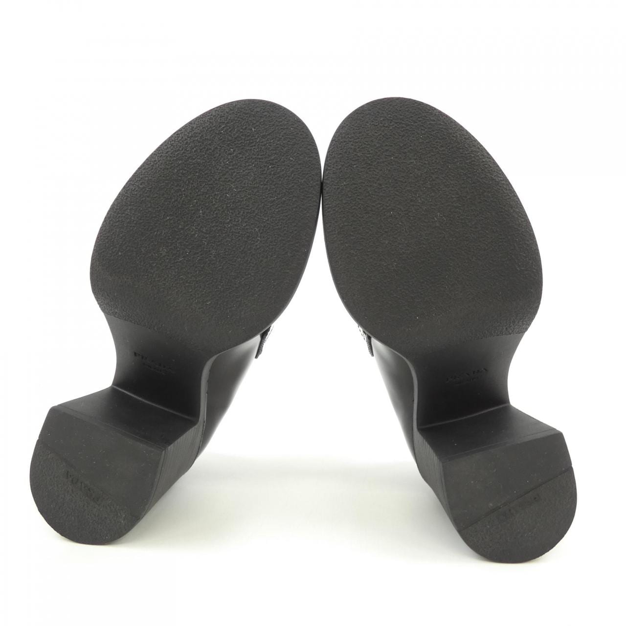 プラダ PRADA トライアングルロゴ ハイヒールローファー 1D246M シューズ