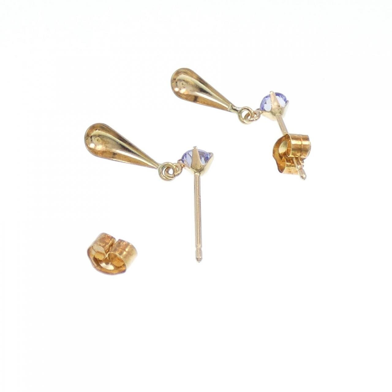K18YG Tanzanite earrings