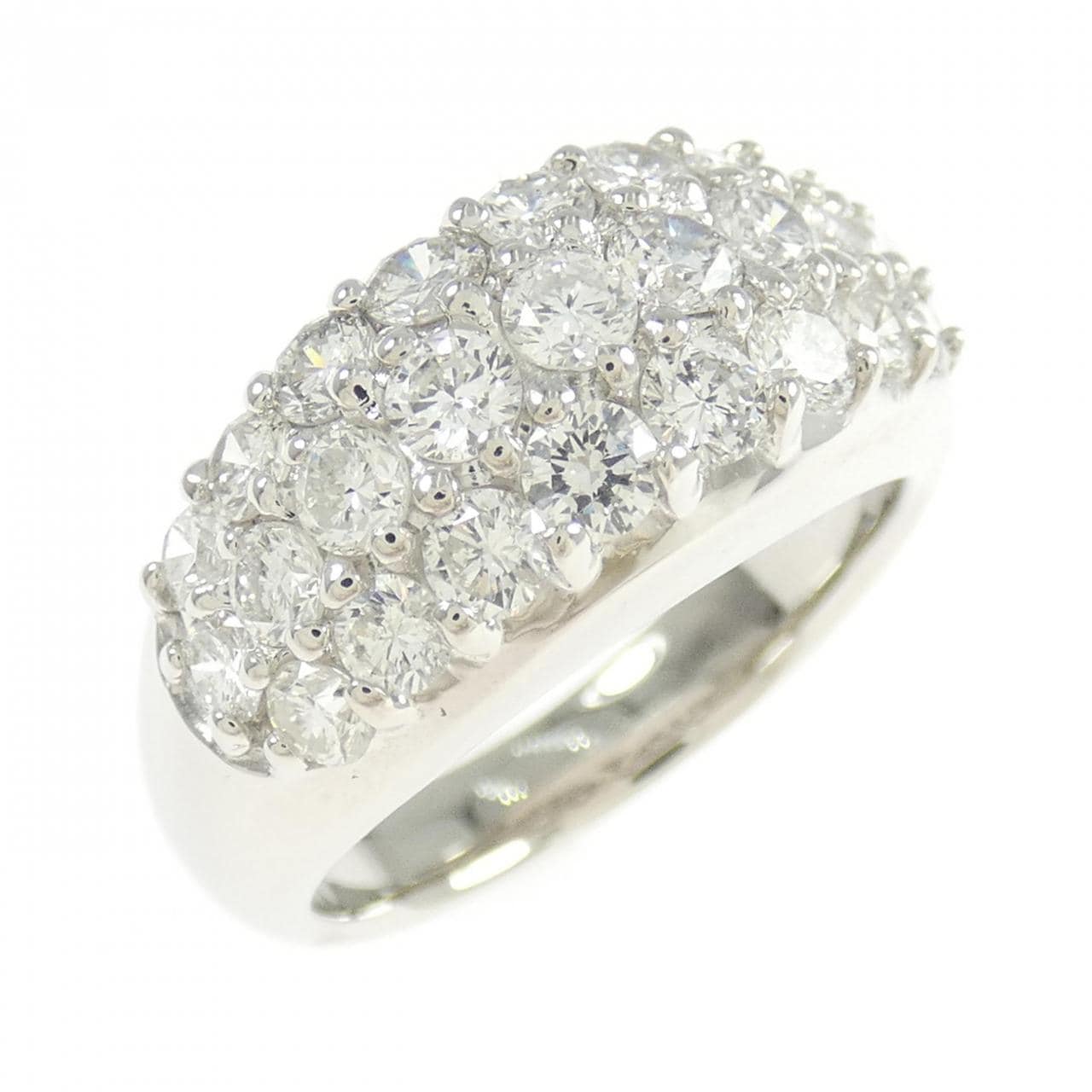 PT900 パヴェ ダイヤモンド リング 1.50CT