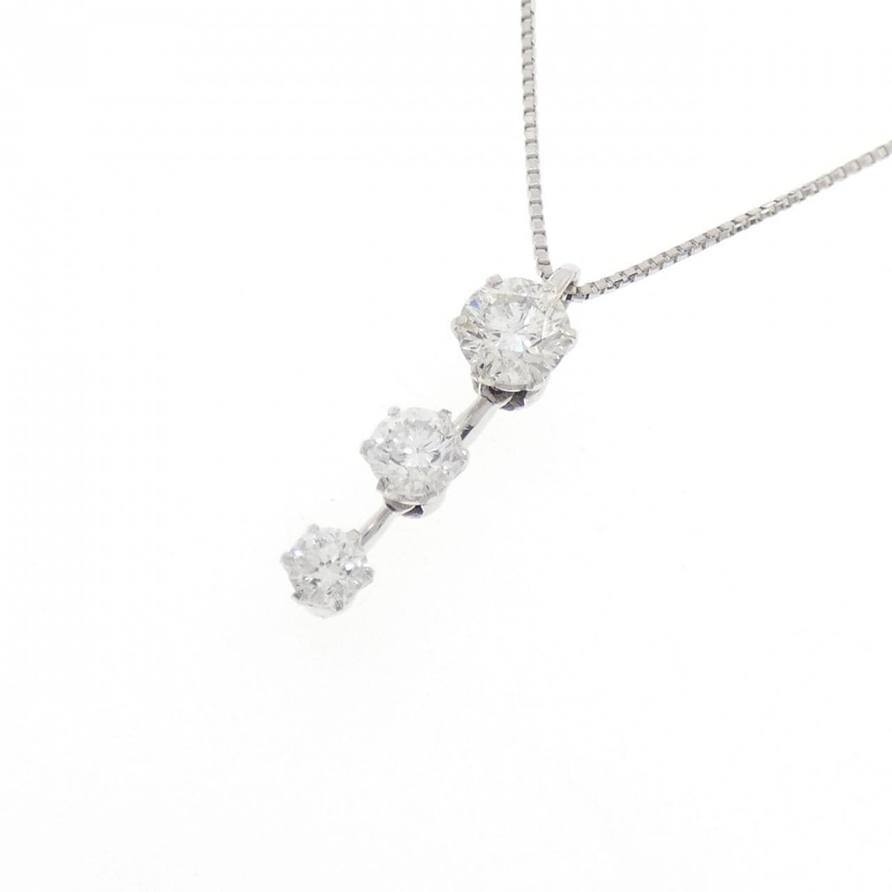 PT900/PT850 ダイヤモンド ネックレス 0.50CT