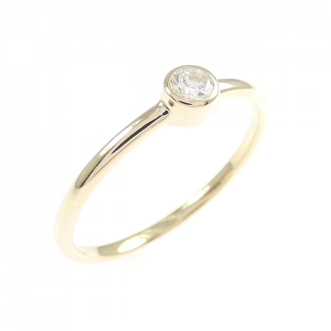 【リメイク】K10YG ダイヤモンド リング 0.10CT