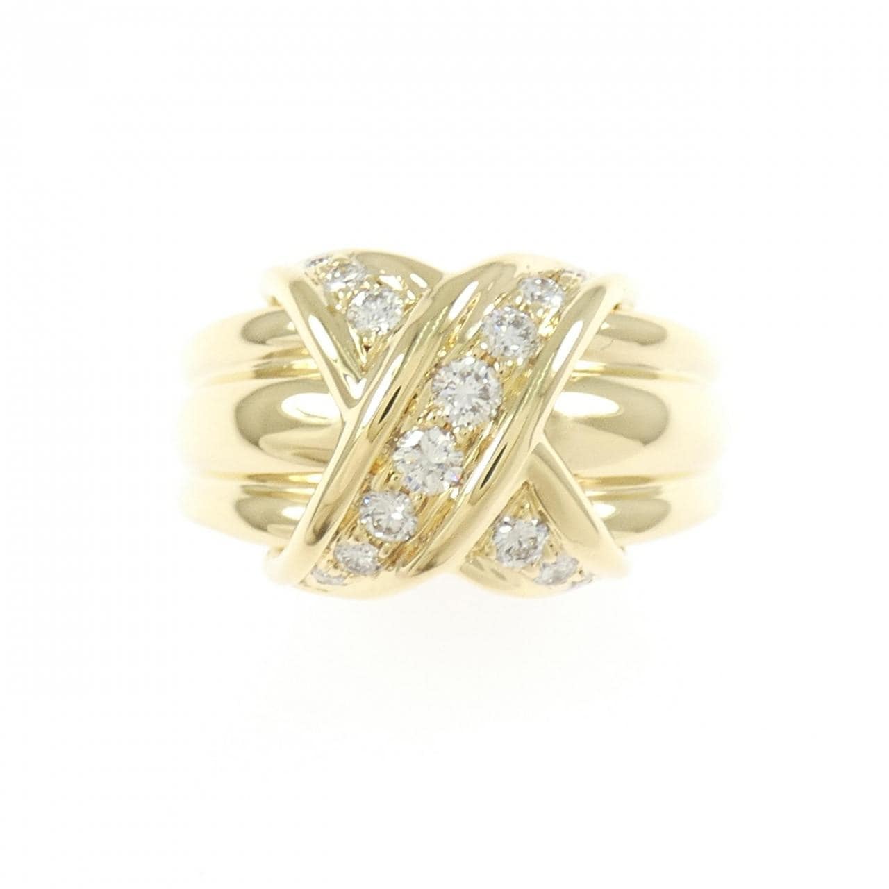 【ヴィンテージ】ティファニー シグネチャー ラージ リング