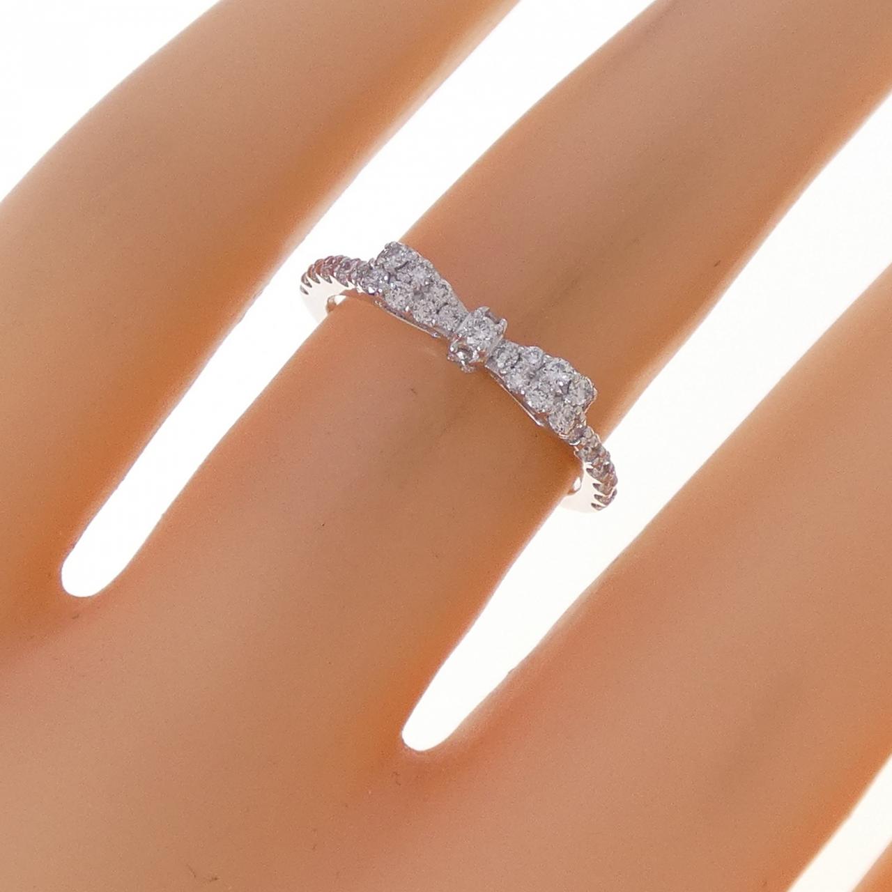 ポンテヴェキオ リボン リング 0.33CT