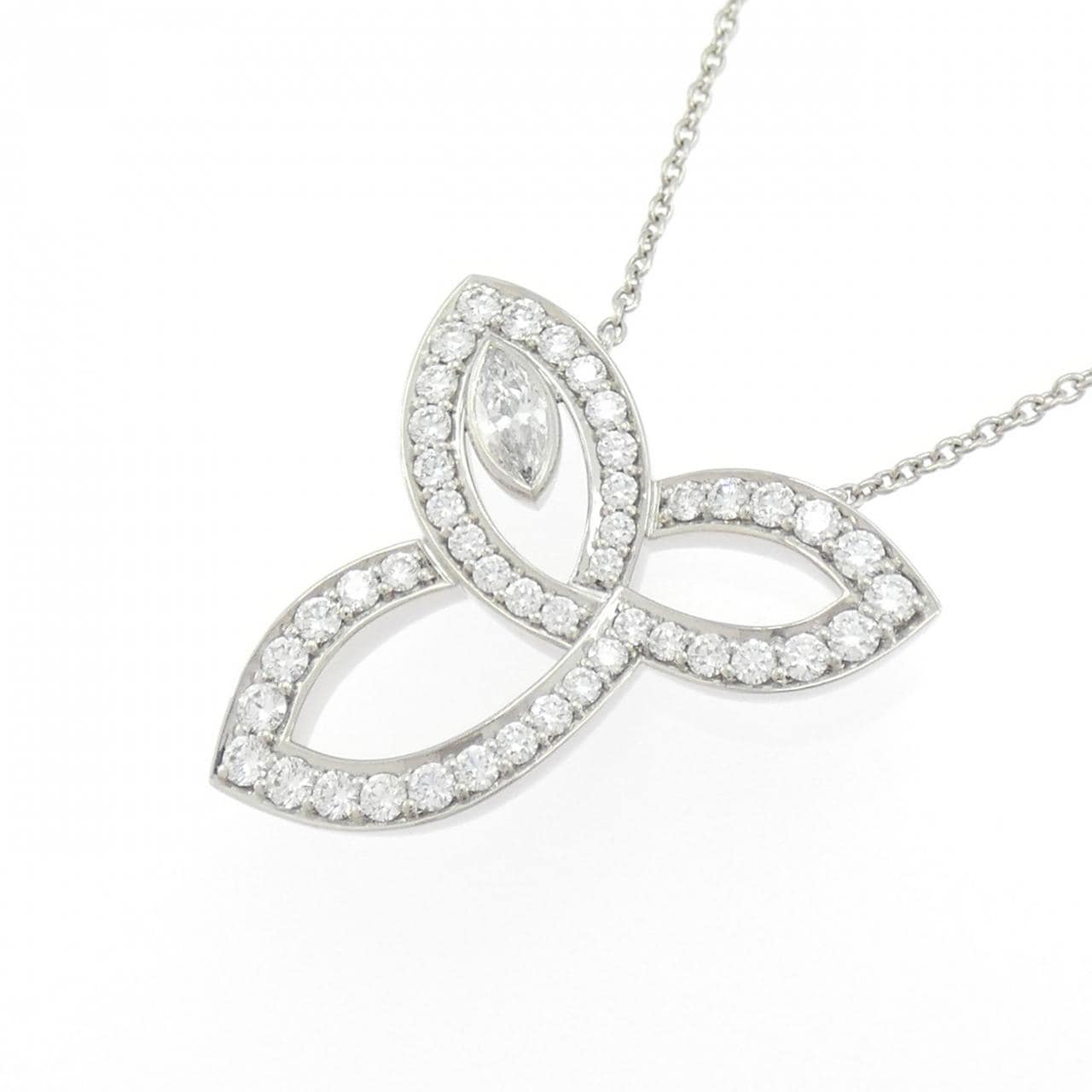 ハリーウィンストン リリークラスター ネックレス 0.15CT