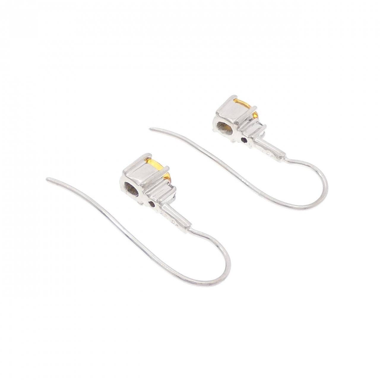 18KWG サファイヤ ピアス