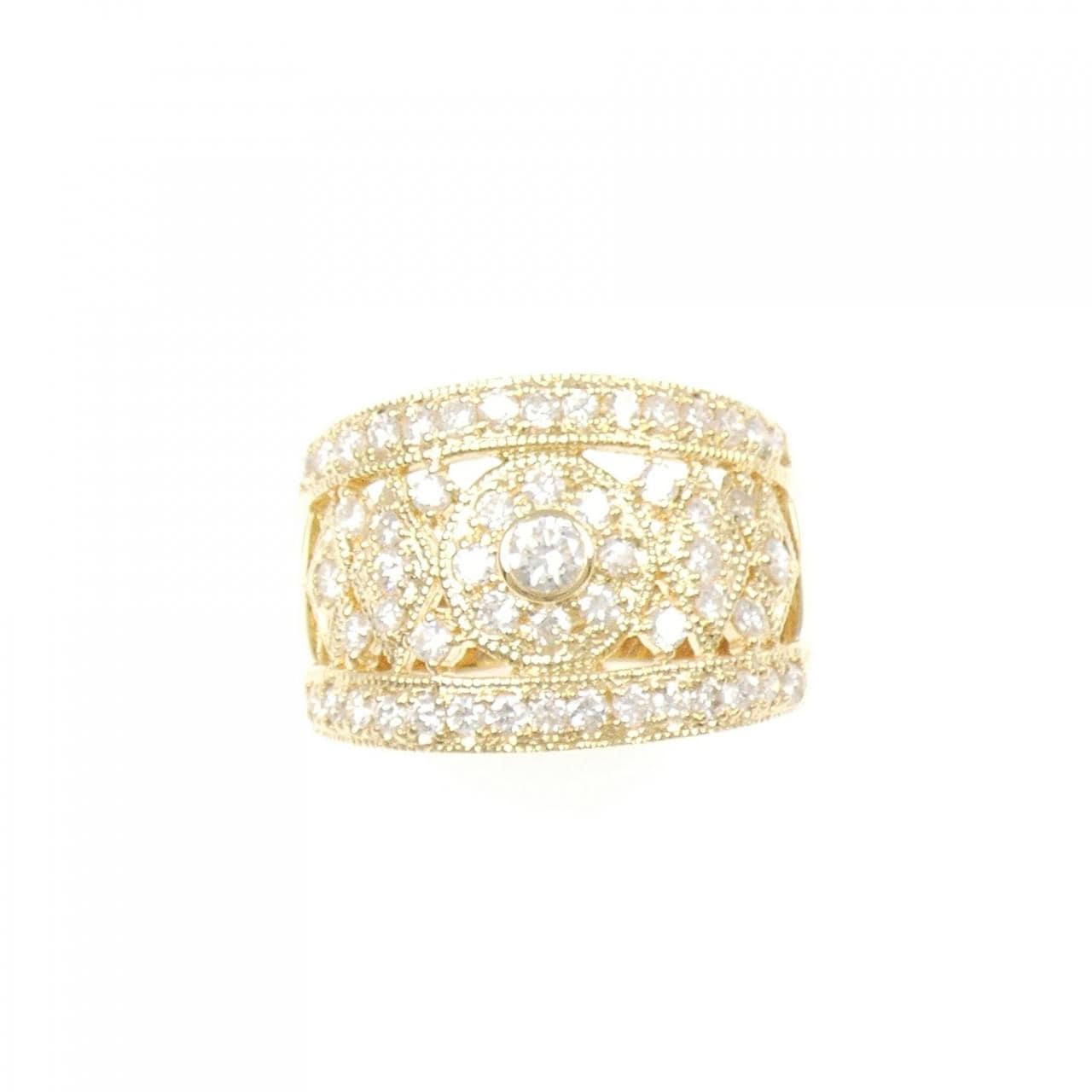 K18YG ダイヤモンド リング 0.87CT