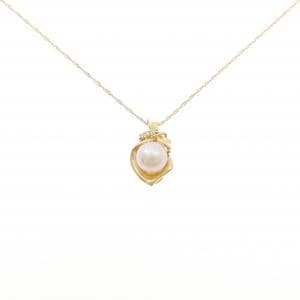 K18YG アコヤパール ネックレス 7.5mm