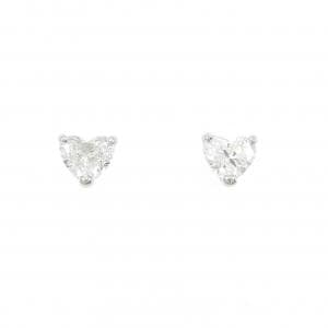 [Remake] PT/ST Diamond Earrings 0.377CT 0.457CT E SI1 Heart Shape