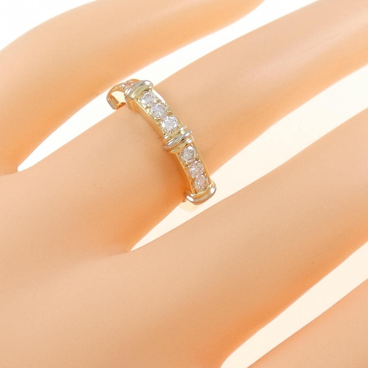 Cartier contessa half diamond ring