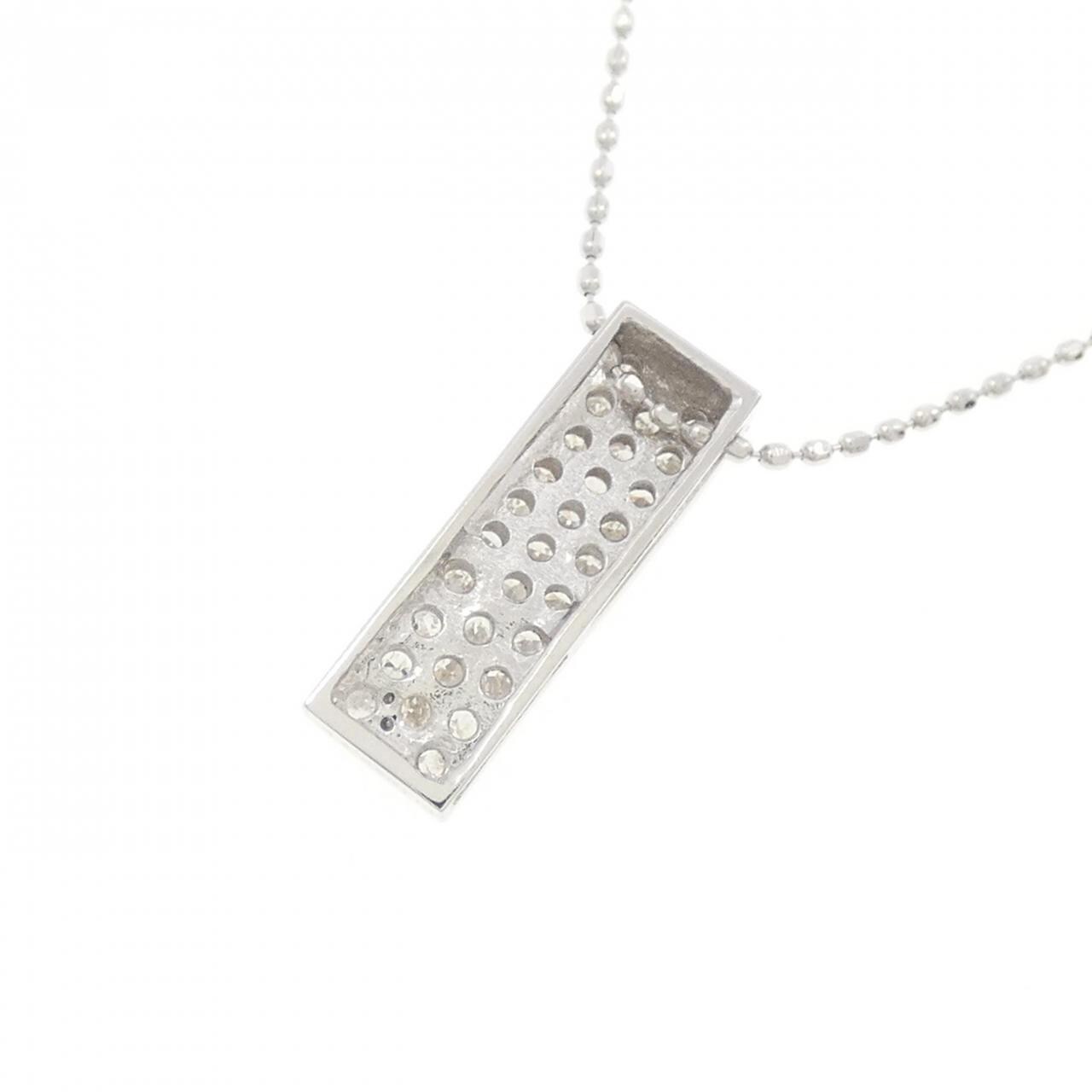 K14WG ダイヤモンド ネックレス 0.20CT