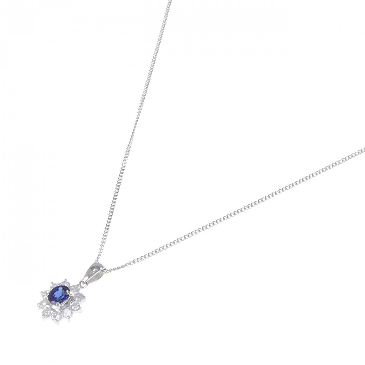 PT/PT850 サファイヤ ネックレス 0.73CT