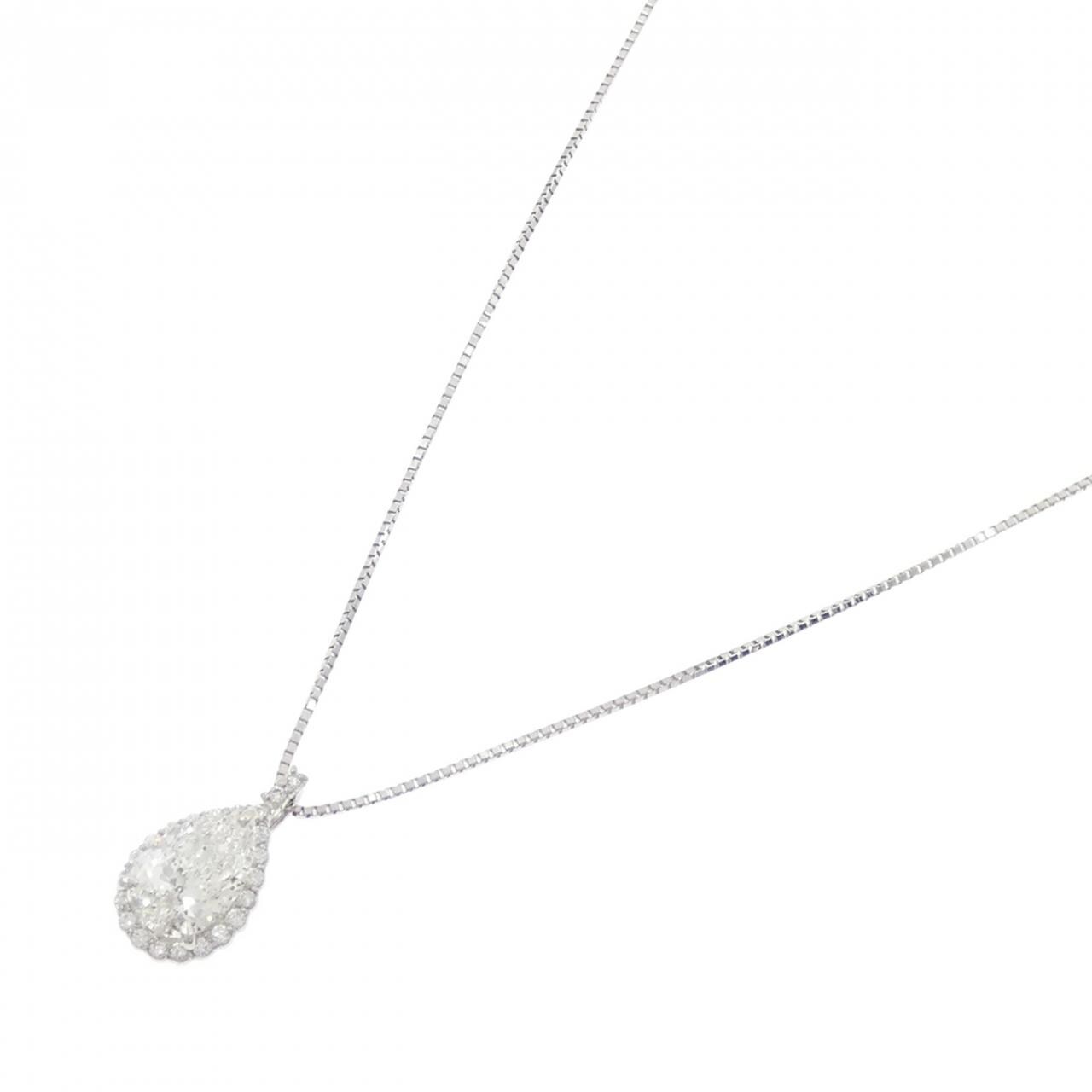 PT900/PT850 ダイヤモンド ネックレス 1.013CT