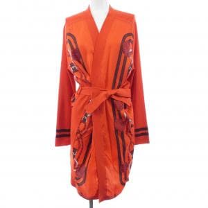 エルメス HERMES ツイルレーヌ ロングカーディガン