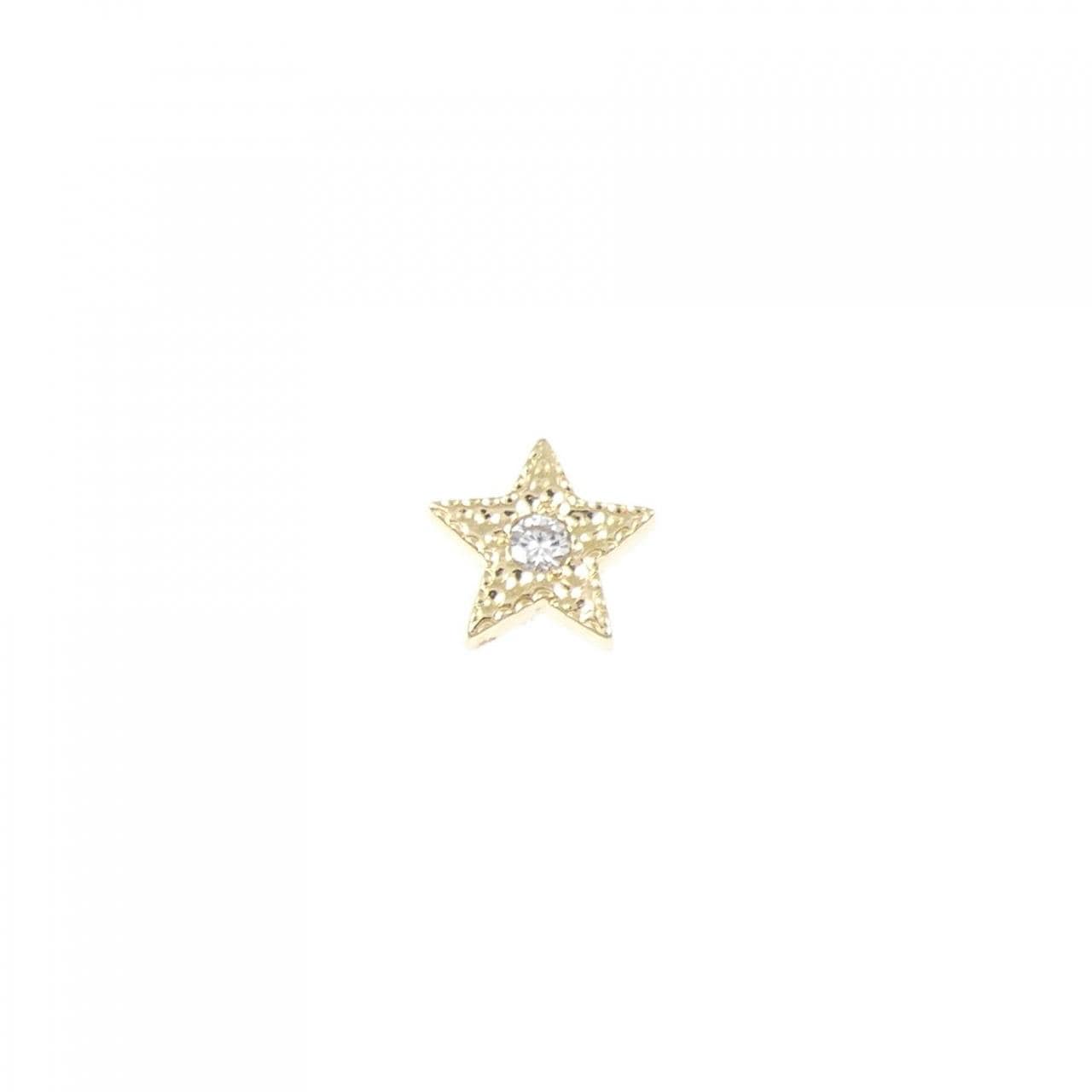 ドレス ア ドレス スター ダイヤモンド ピアス 片耳