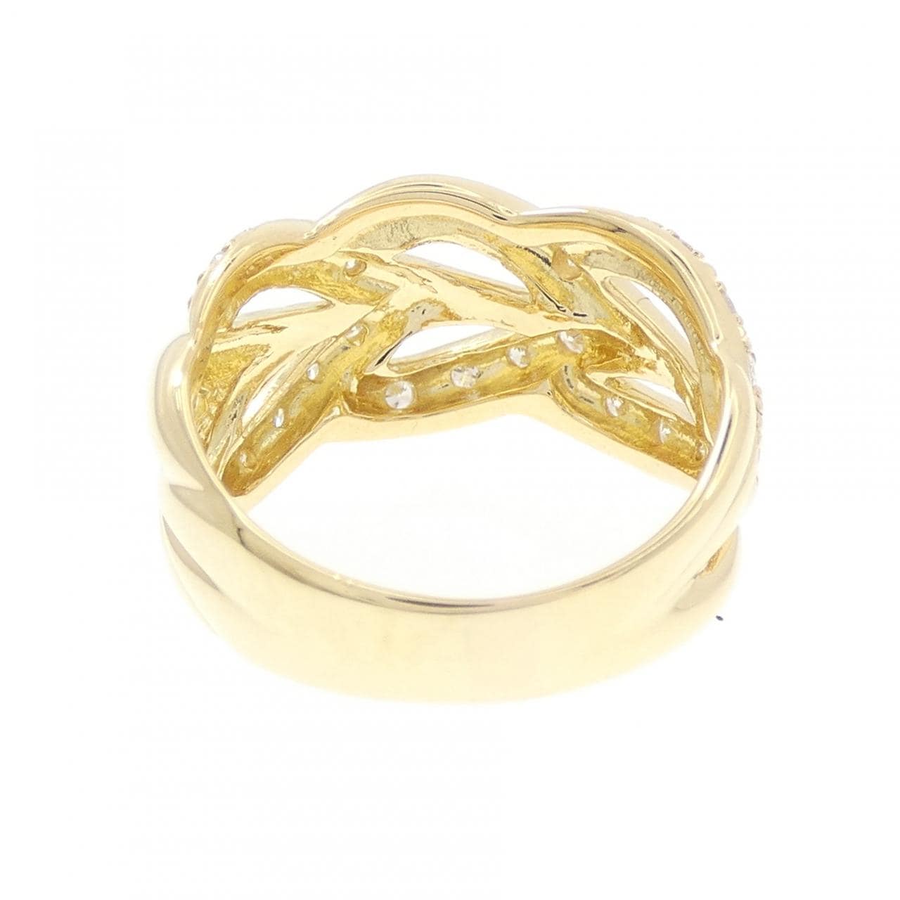 K18YG ダイヤモンド リング 0.33CT