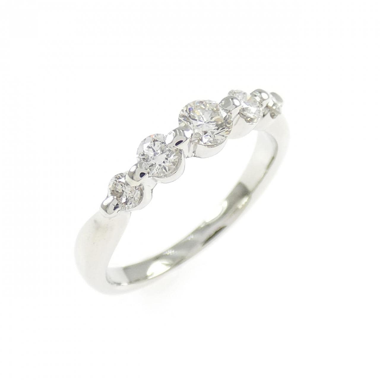 PT900 ダイヤモンド ピンキー リング 0.30CT