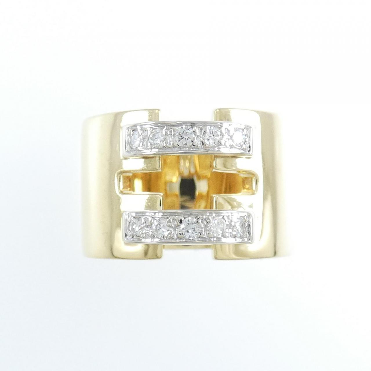 コメ兵｜750YG/750WG ダイヤモンド リング 0.20CT｜ジュエリー｜リング