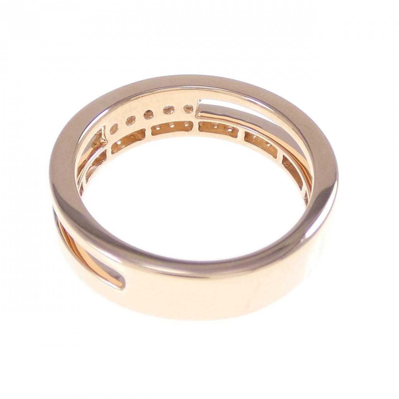 K18PG ダイヤモンド リング 0.22CT