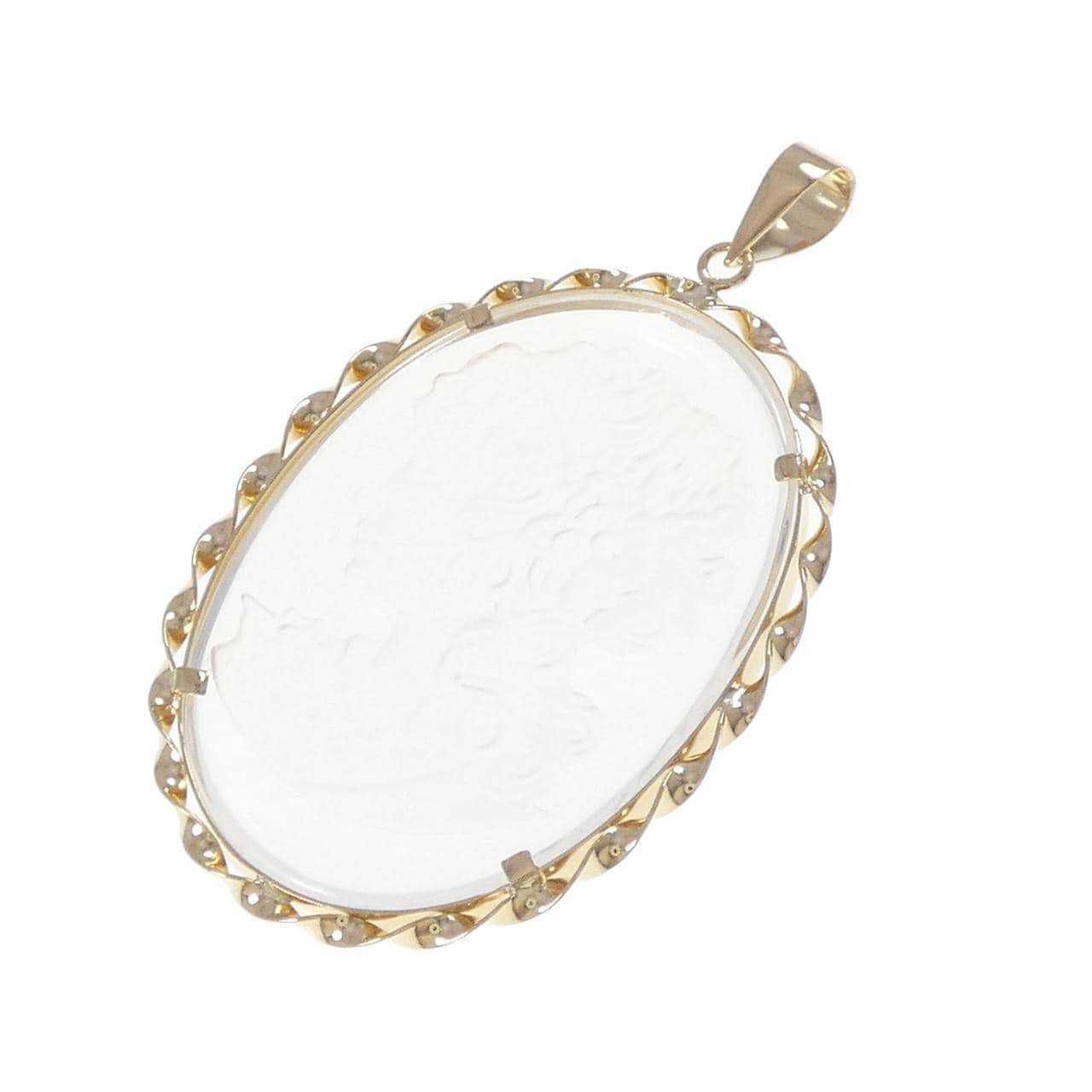 K18YG クオーツ ペンダント