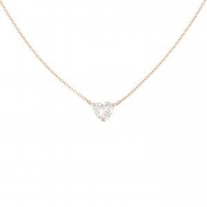 【リメイク】K18PG ダイヤモンド ネックレス 0.366CT I SI2 ハートシェイプ