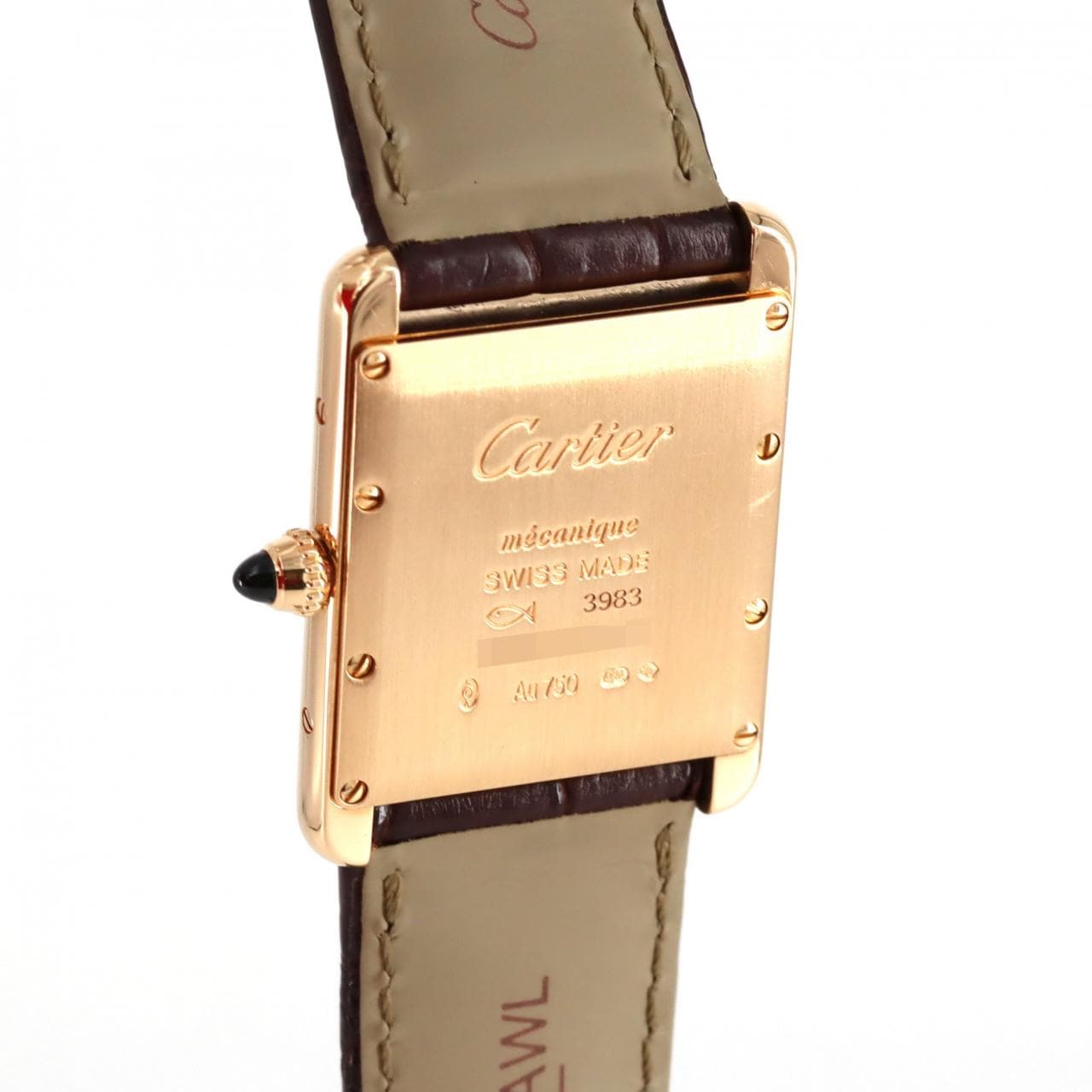 Cartier Tank Louis Cartier LM PG WGTA0011 PG/RG手動上弦