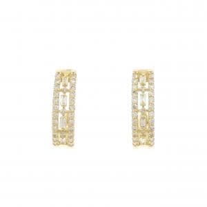 【新品】K18YG ダイヤモンド ピアス 0.40CT