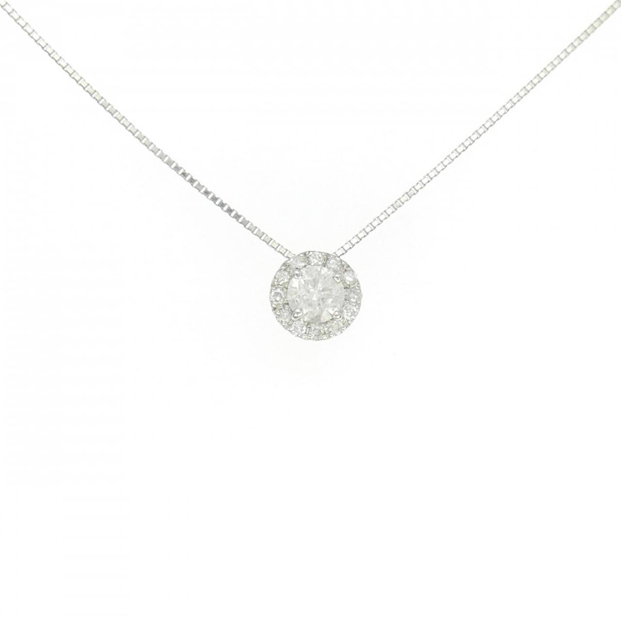 PT900/PT850 ダイヤモンド ネックレス 0.434CT