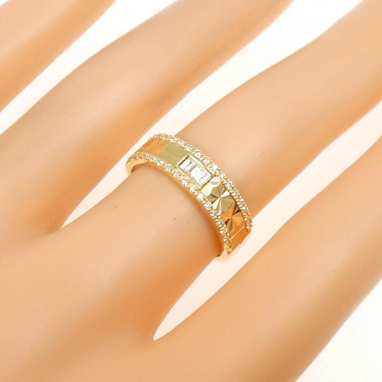 【新品】K18YG ダイヤモンド リング 0.25CT