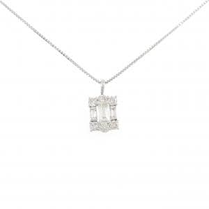 K18WG ダイヤモンド ネックレス 0.20CT