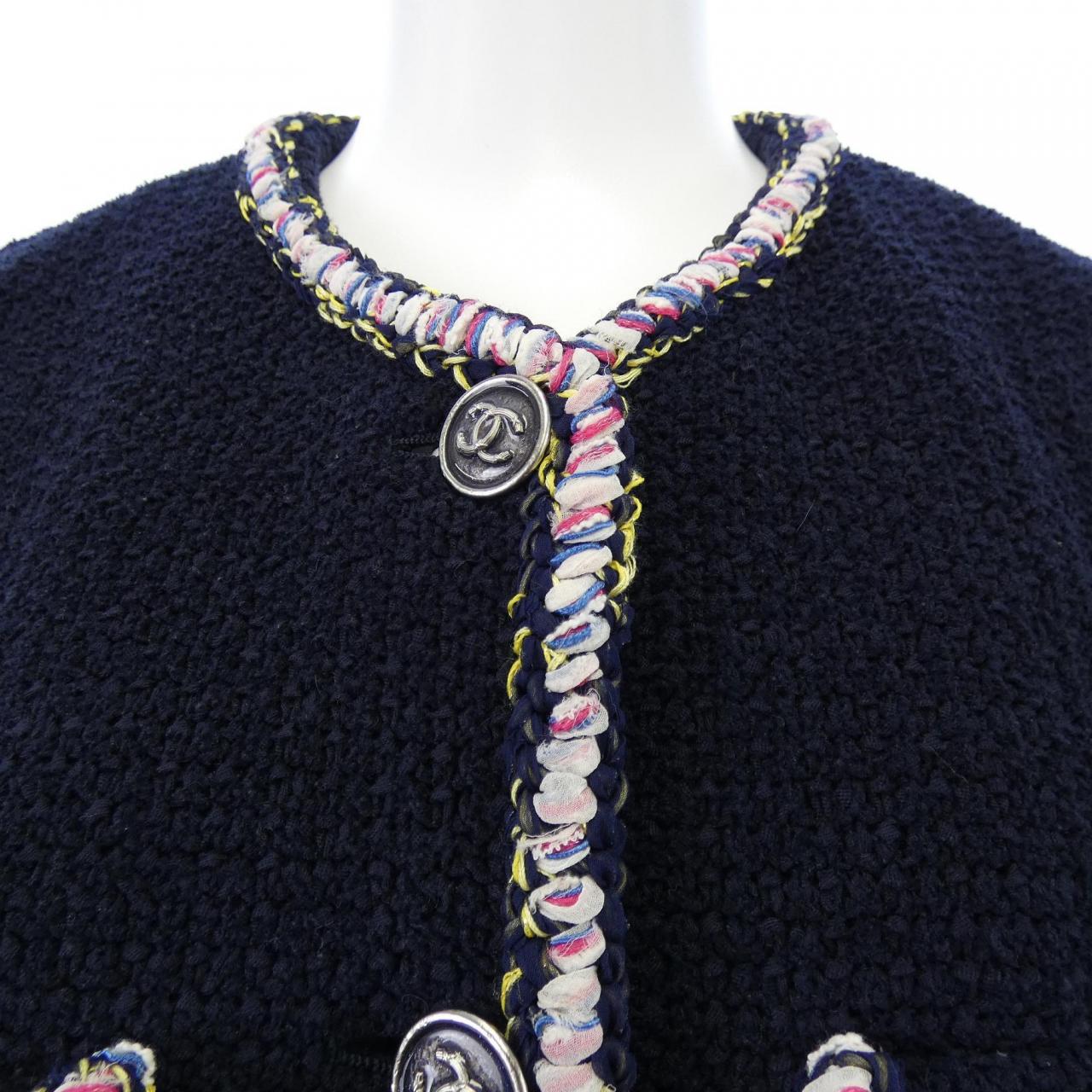 シャネル CHANEL P70074V61614 21P ノーカラージャケット