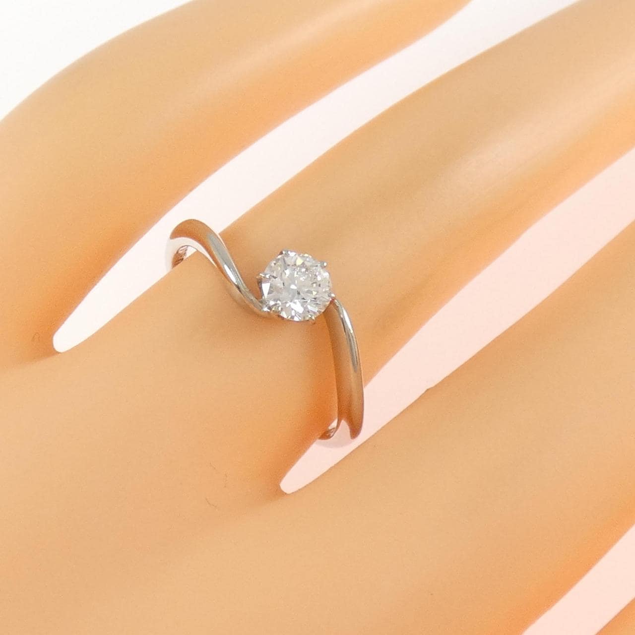 PT1000 ダイヤモンド リング 0.354CT D VVS2 VG