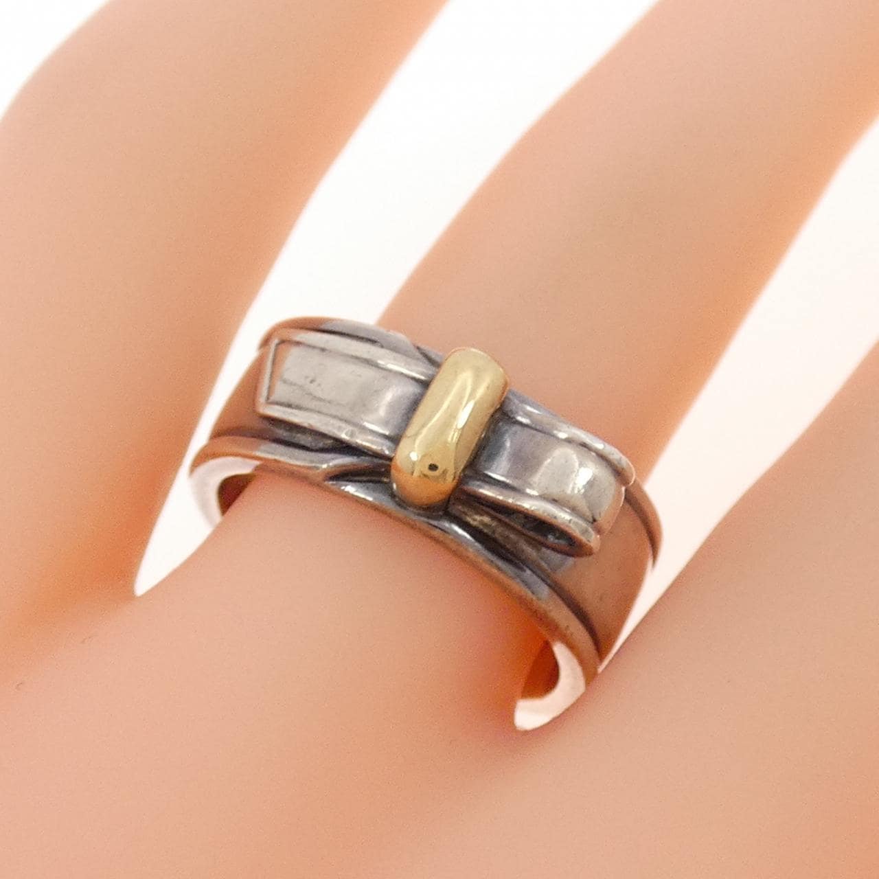 【ヴィンテージ】エルメス アルテミス リボン リング