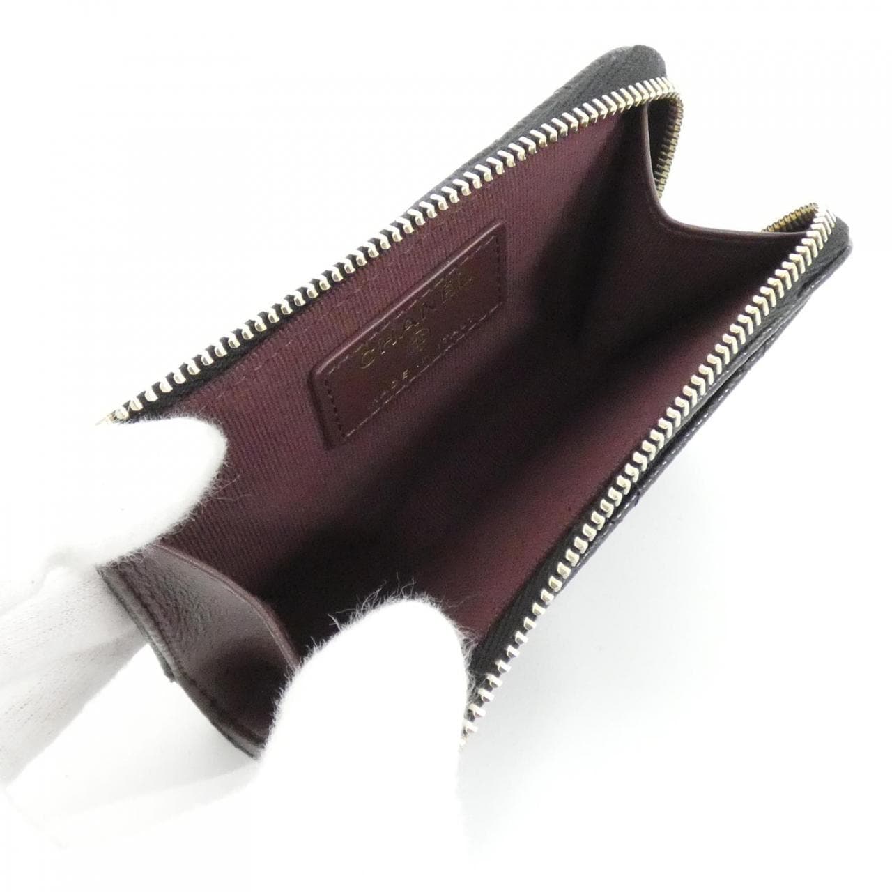 【未使用品】シャネル タイムレスクラシック ライン AP4893 カードケース