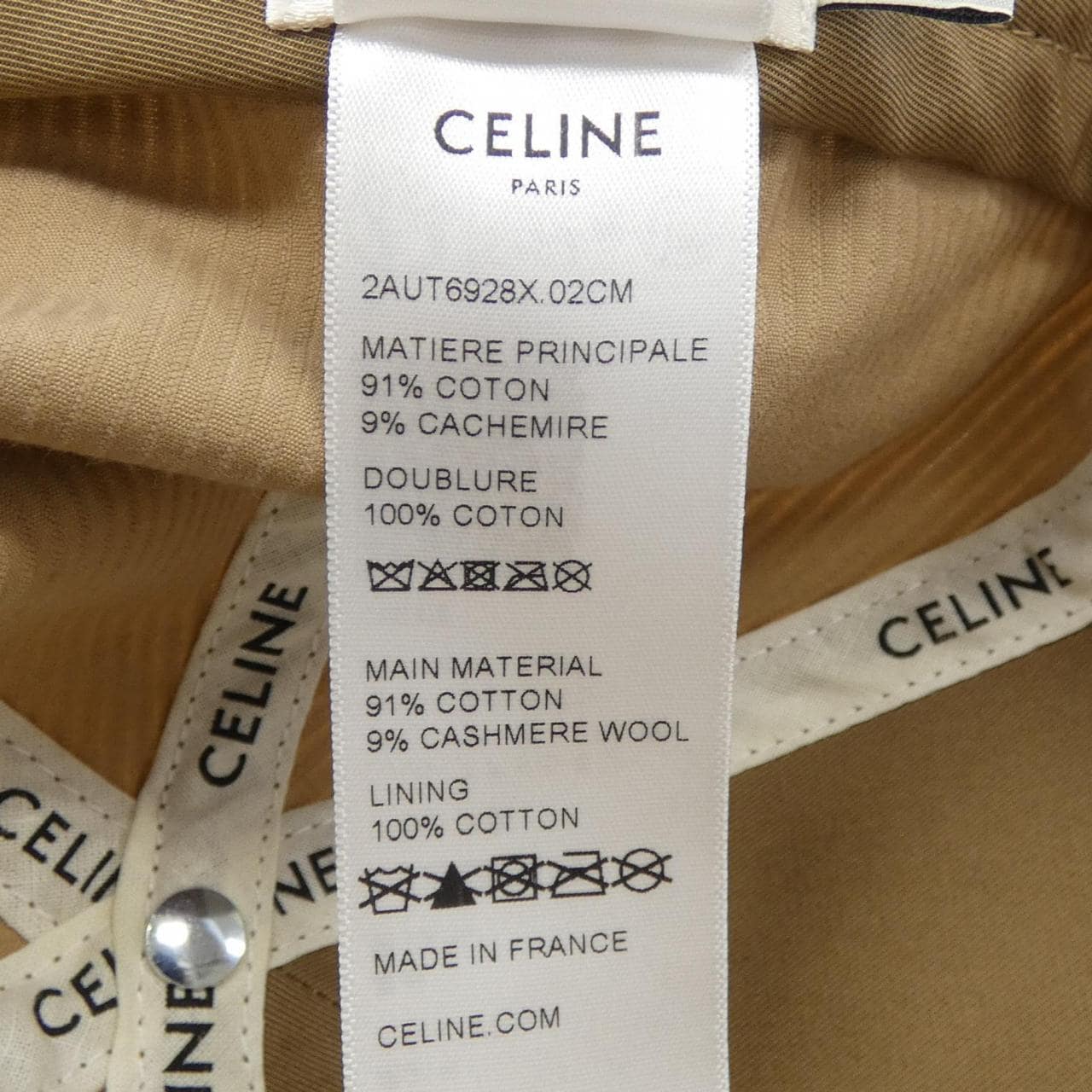 セリーヌ CELINE 2AUT6928X キャップ