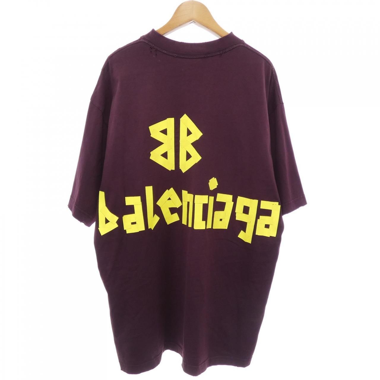 バレンシアガ BALENCIAGA TAPE TYPE Tシャツ ミディアムフィット 739784 TOVA9 UNISEX Tシャツ