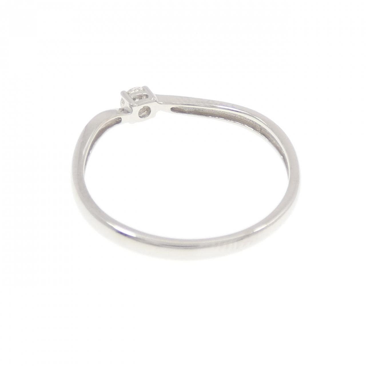 PT900 ソリティア ダイヤモンド リング 0.08CT