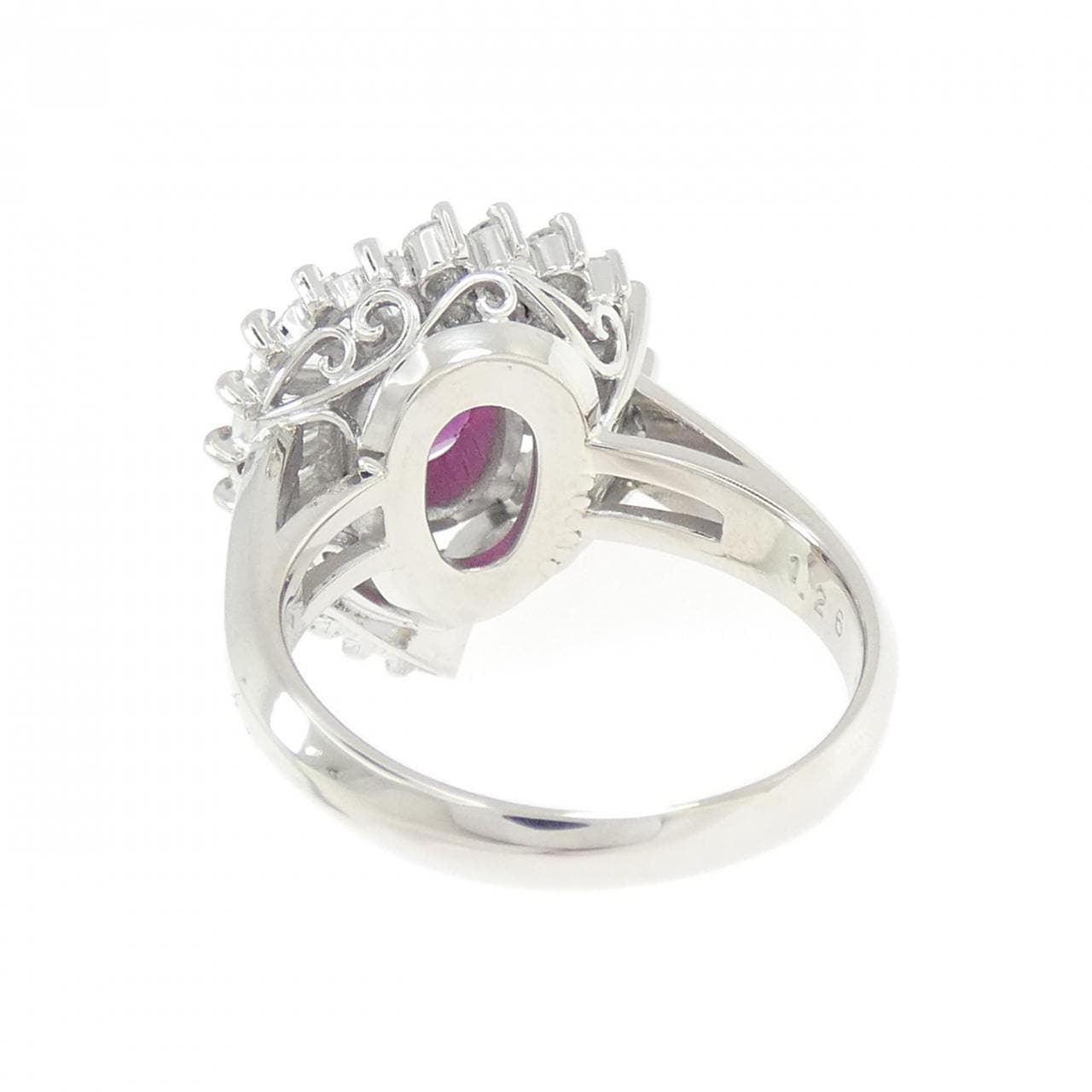 PT900 ルビー リング 1.26CT