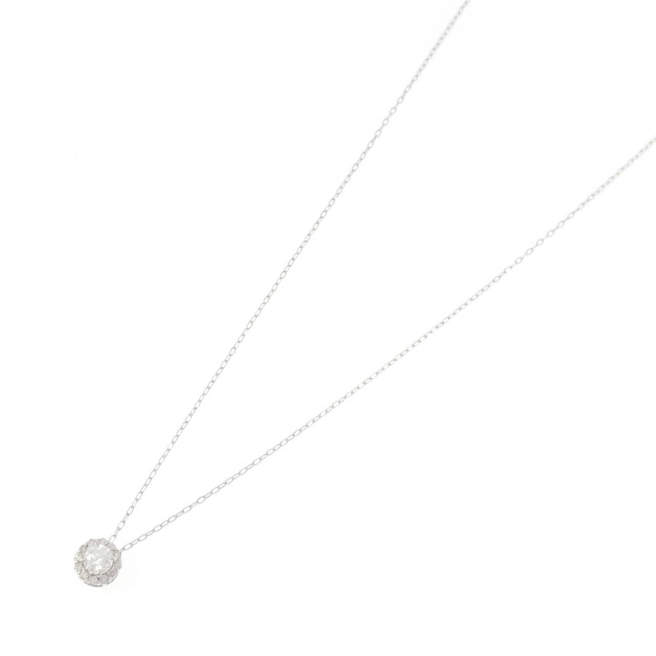 PT950/PT850 ダイヤモンド ネックレス 0.226CT