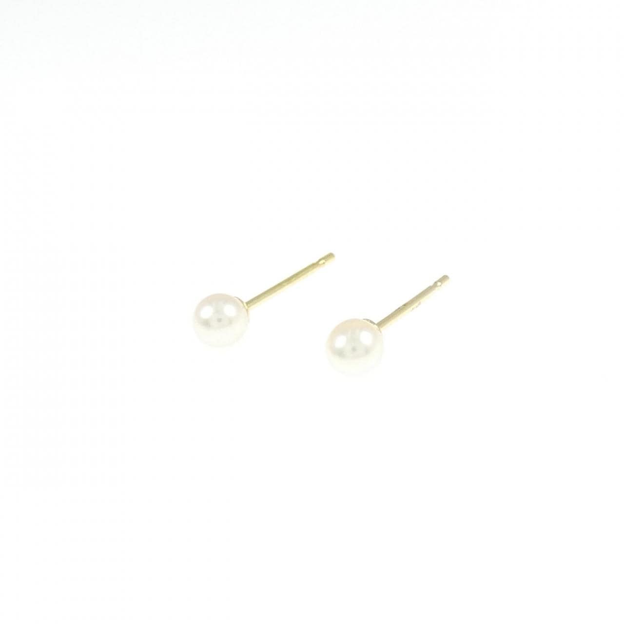 K18YG アコヤパール ピアス 3.2mm