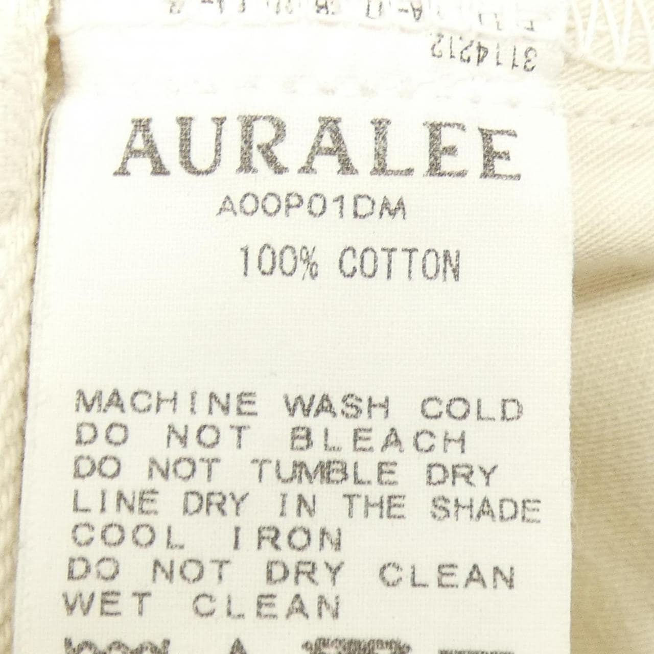 オーラリー AURALEE A00P01DM ジーンズ