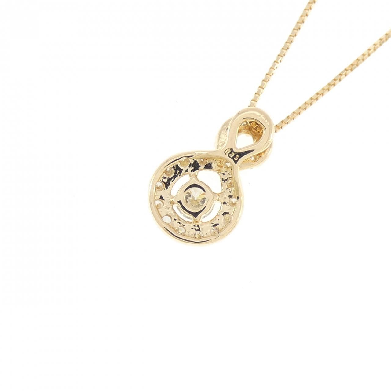 K18YG ダイヤモンド ネックレス 0.35CT