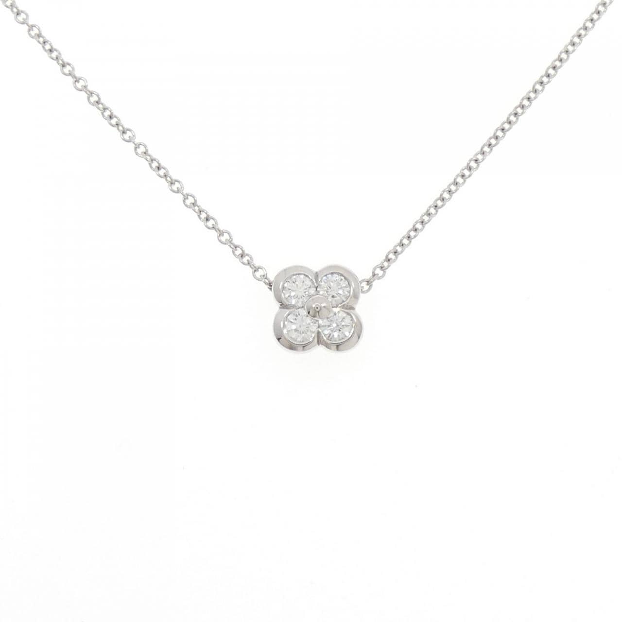 TIFFANY 4 镶边项链